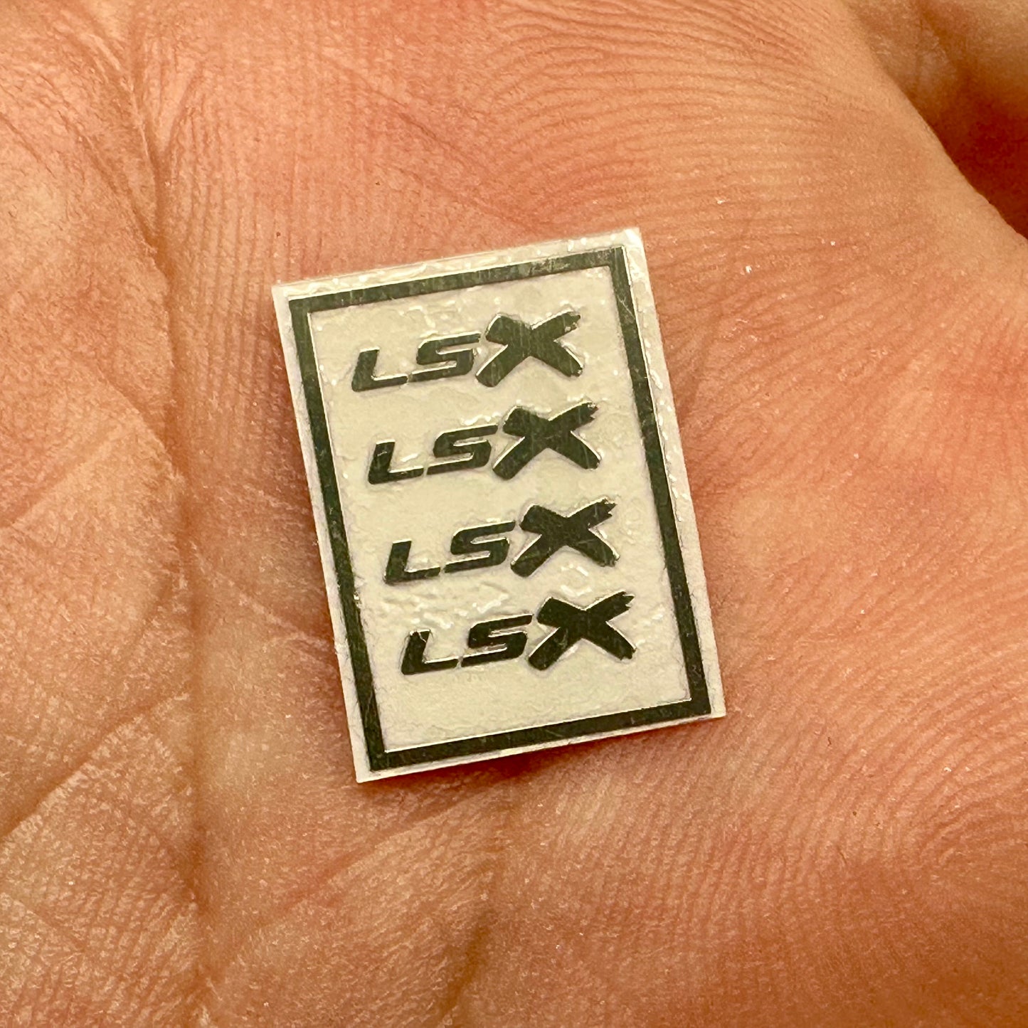 Set of LSX Chrome Decals Badges 1/24 1/25