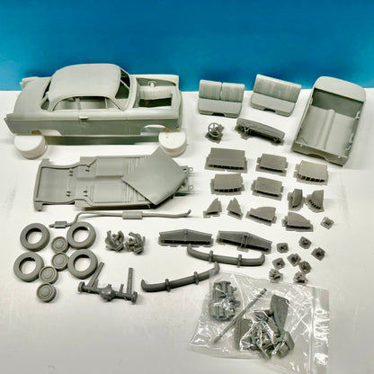 1952 Willys Aero Coupe 3D Printed Resin Model Kit KED