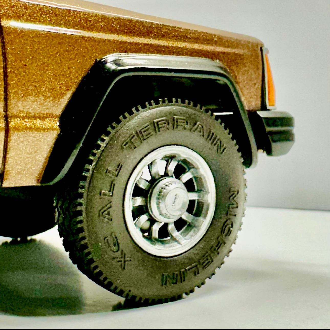 Off-Road 8 Spoke Wheels w/ All Terrain Michelin Tires