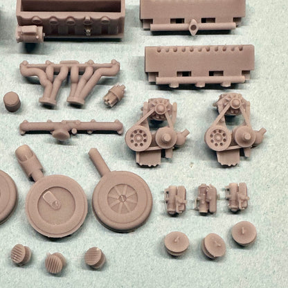 Ford 170 270 Straight Six 4 in 1 Engine 1/25