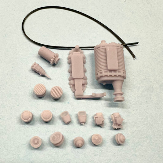 Upgrade Set Ford Flathead SCot Supercharger 1/25