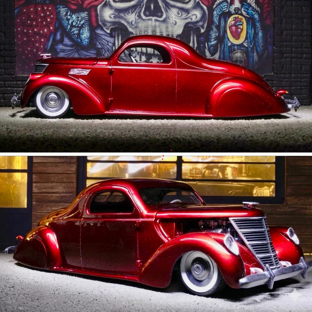 1937 Custom Lincoln Zephyr 1/25 – IcemanCollections