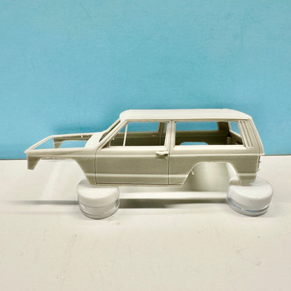 1984 Jeep Cherokee XJ 3D Printed Resin Model Kit KED