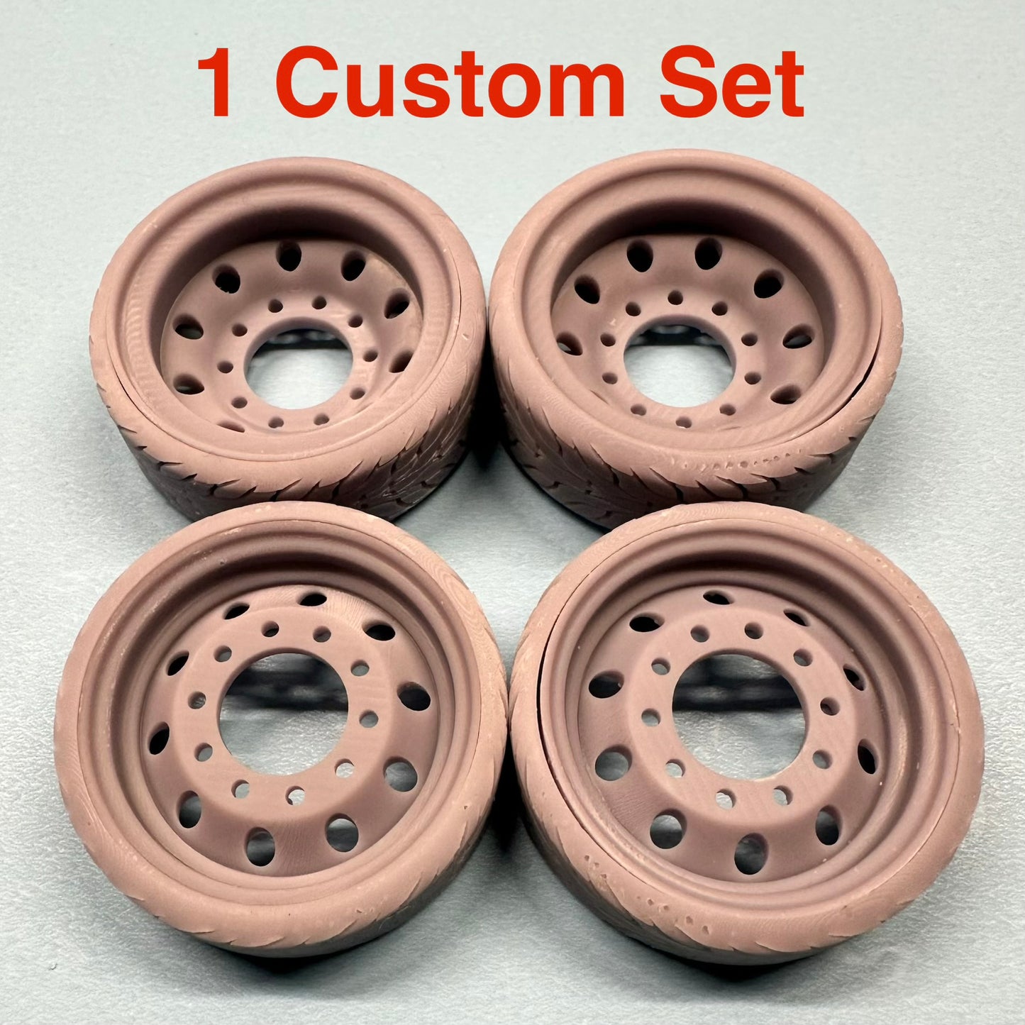 Alcoa Custom Wheels and Tires Set 1/24 1/25