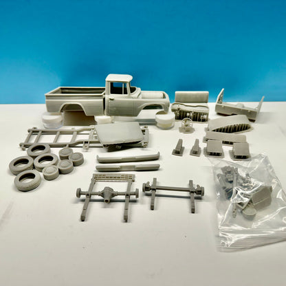 1964 International Pickup Truck Styleside 3D Printed Resin Model Kit KED