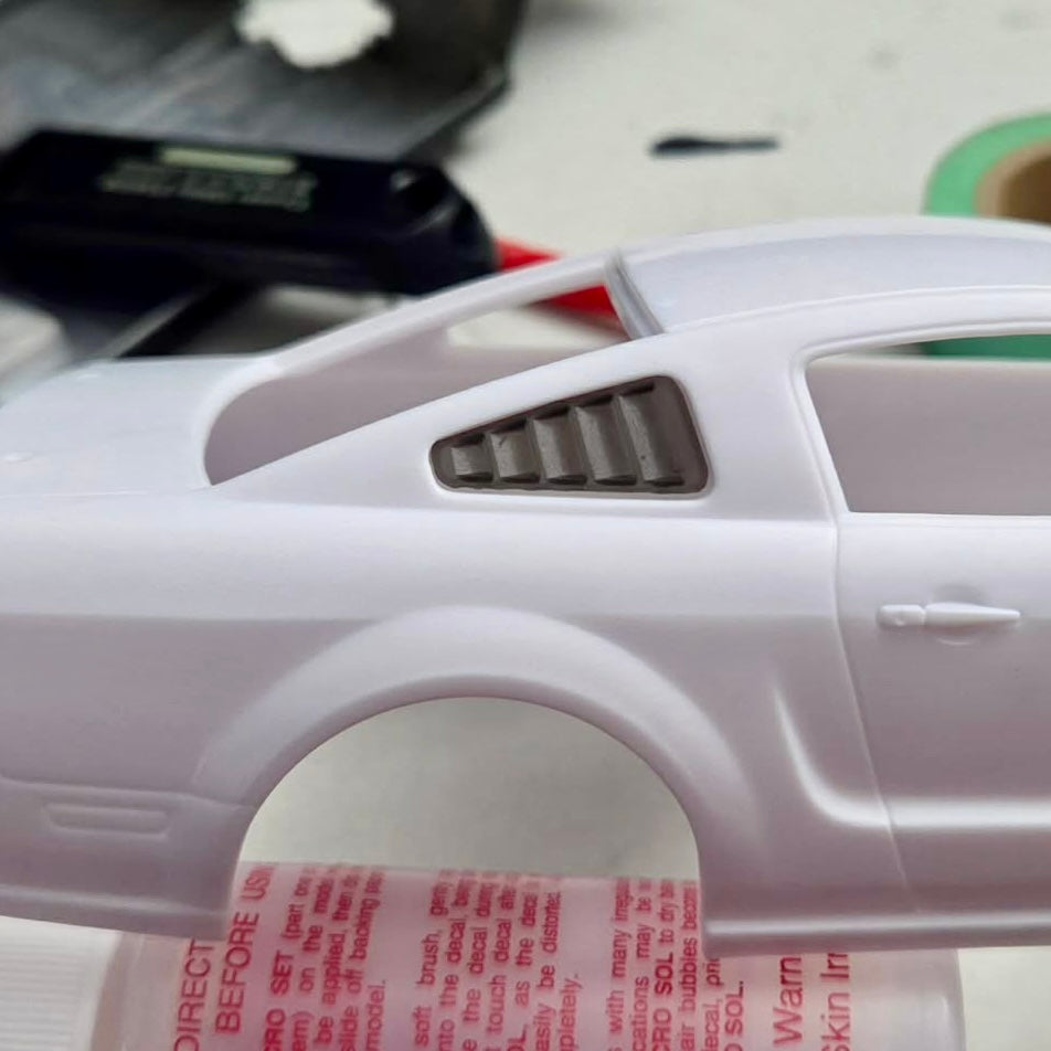 Mustang Cobra Jet Wide Window Vents 1/25