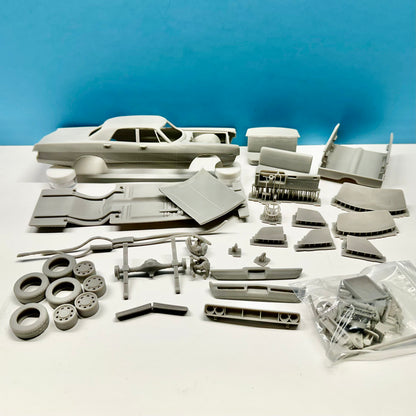 1969 Dodge Polara Sedan 4 Door 3D Printed Resin Model Kit KED