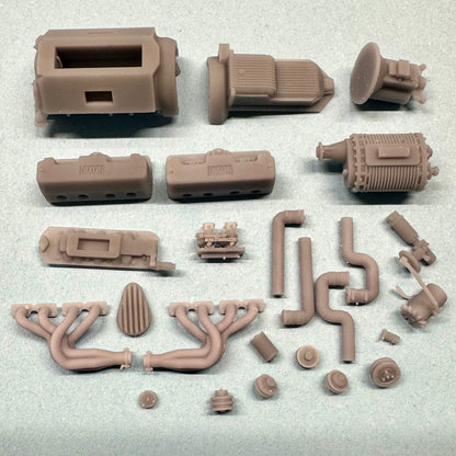 Ford Flathead SCoT Dixon Engine 1/25