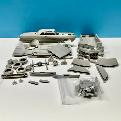 1969 Dodge Polara 2 Door 3D Printed Resin Model Kit