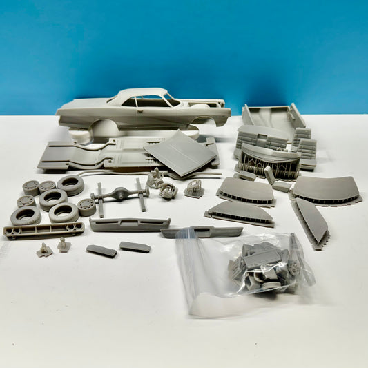 1969 Dodge Polara 2 Door 3D Printed Resin Model Kit