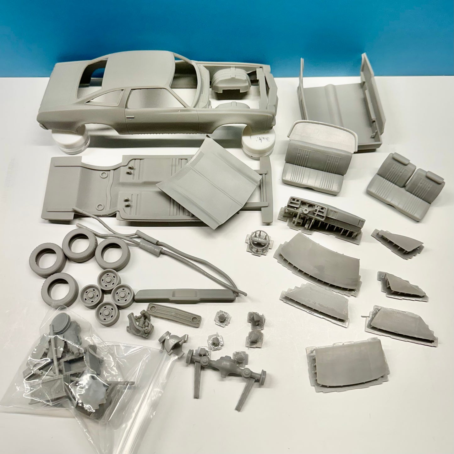 1973 Chevy Chevelle Laguna 2 Dr 3D Printed Resin Model Kit
