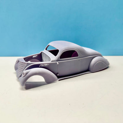 #3 1937 Lincoln Zephyr Body Only (Defective) 1/25