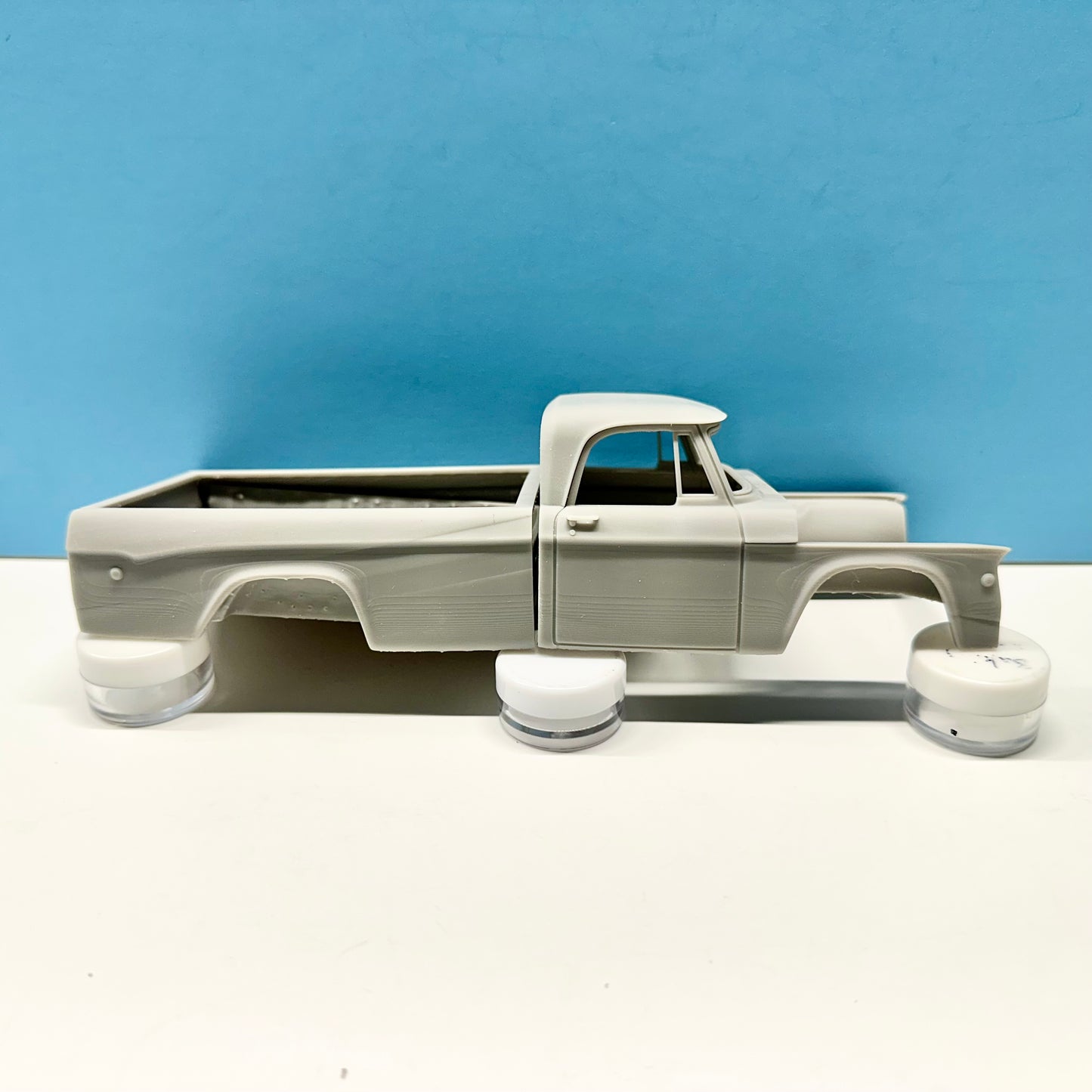 1969 Dodge W100 Pickup Truck Power Wagon 3D Printed Resin Model Kit