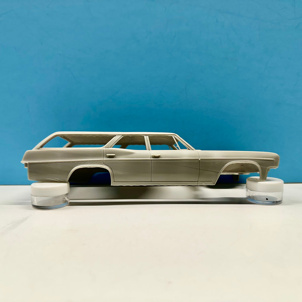 1966 Chevy Impala Station Wagon 3D Printed Resin Model Kit KED