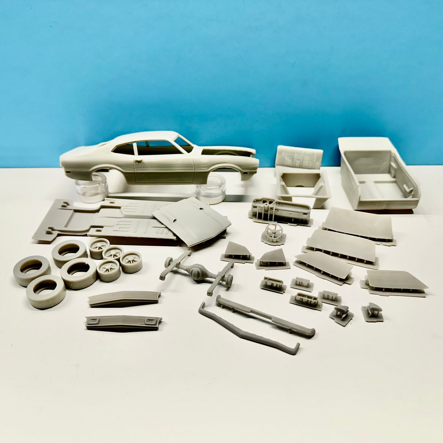 1972 Ford Maverick Grabber 3D Printed Resin Model Kit