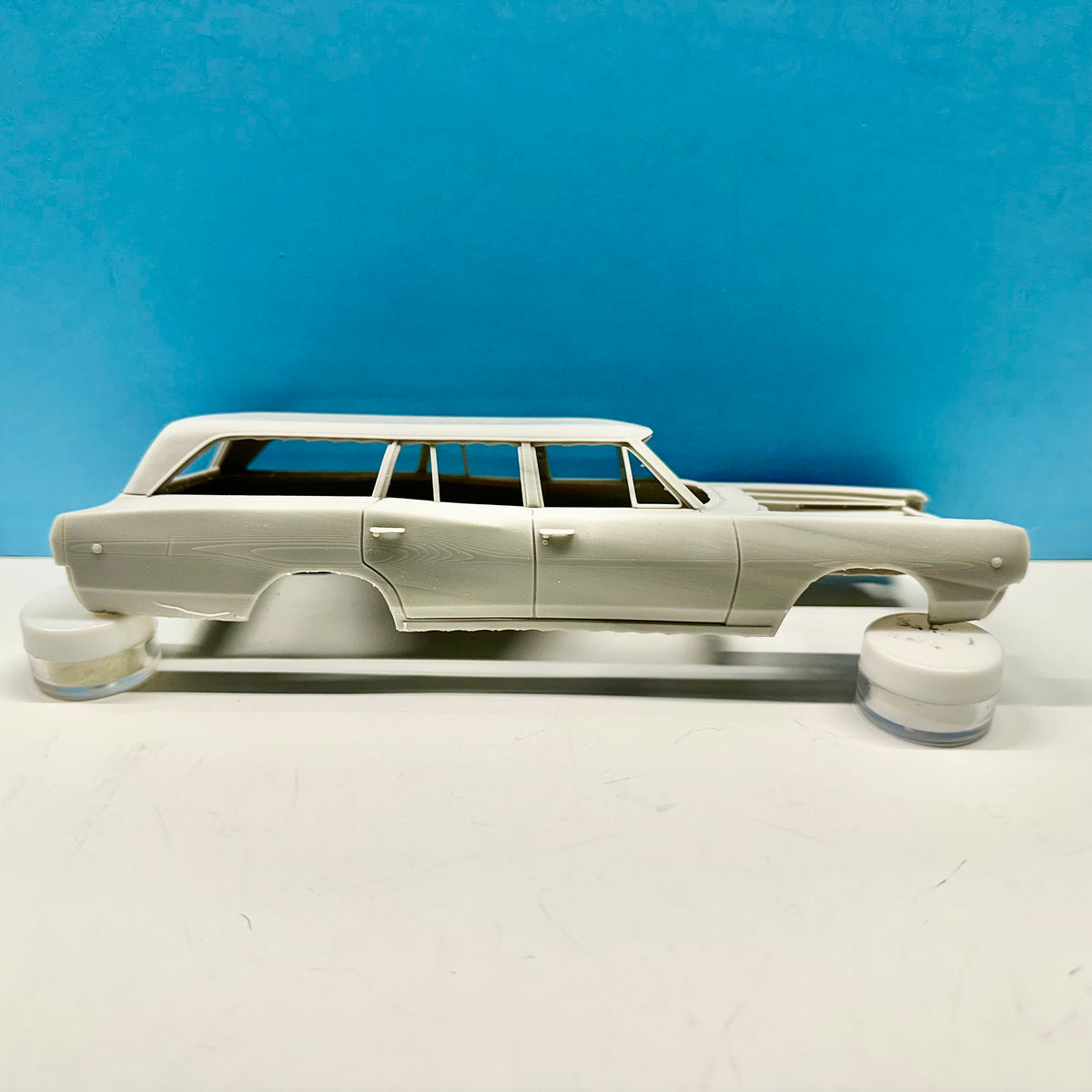 1968 Dodge Coronet Station Wagon 3D Printed Resin Model Kit KED