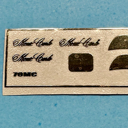 1970 Chevy Monte Carlo Chrome Badges 1/24 1/25 - 64% OFF