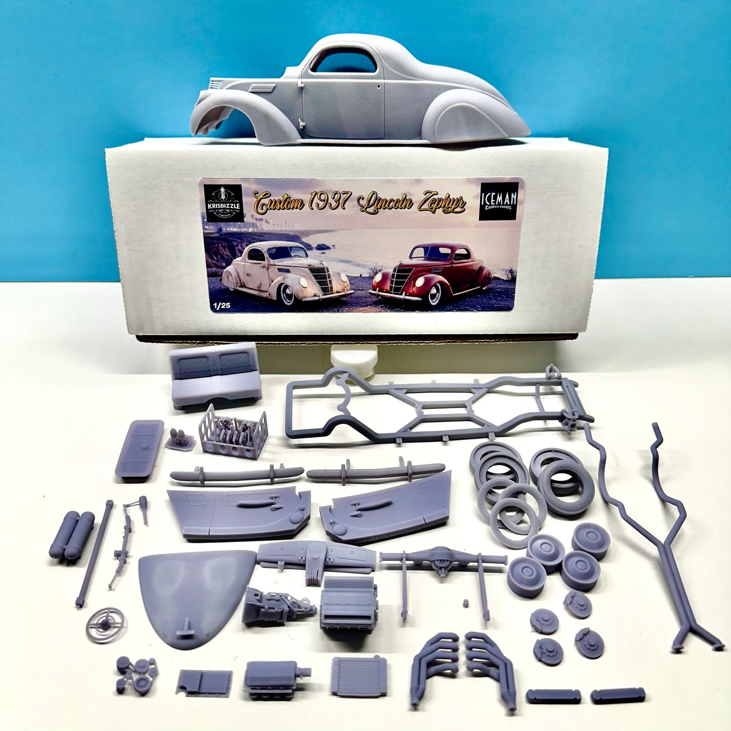 1937 Custom Lincoln Zephyr 1/25