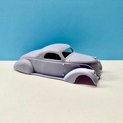 #2 1937 Lincoln Zephyr Body Only (Defective) 1/25