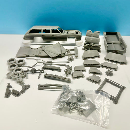 1973 Pontiac Lemans Safari Station Wagon 3D Printed Resin Model Kit