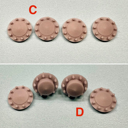 Alcoa Custom Wheels and Tires Set 1/24 1/25
