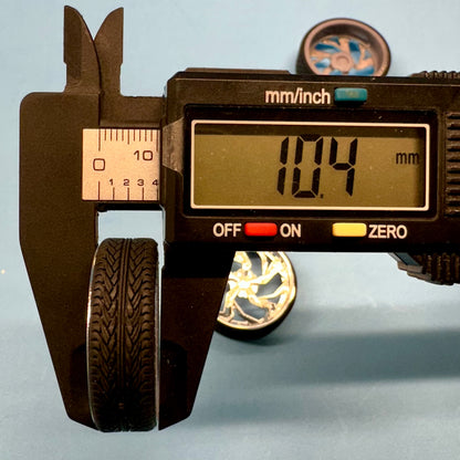 9 Custom Wheels Resin 1/24 1/25