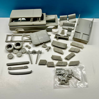 1961 Chevy Suburban 3D Printed Resin Model Kit KED