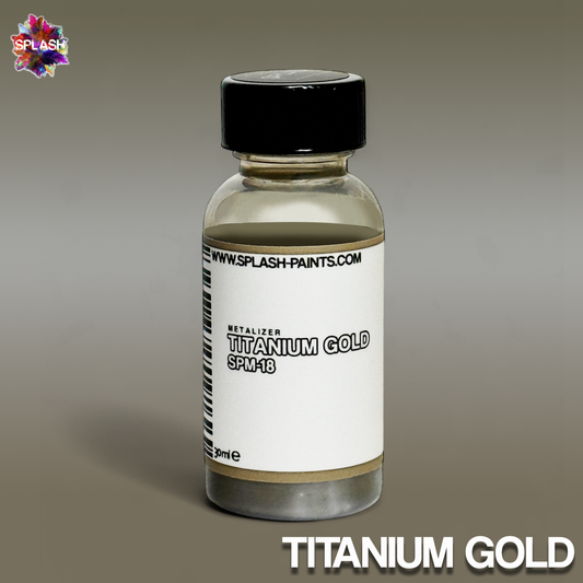 Gold Titanium Paint by Splash Paints
