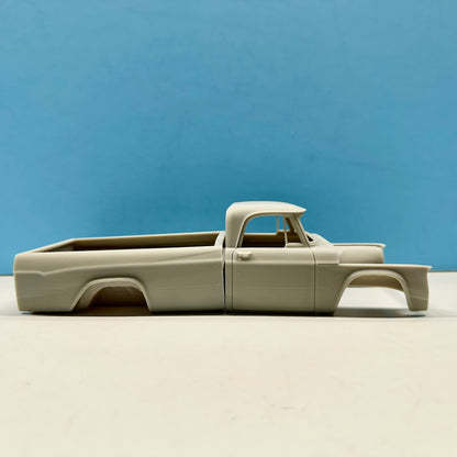 1967 Dodge D100 Pickup Truck Longbed 3D Printed Resin Model Kit KED