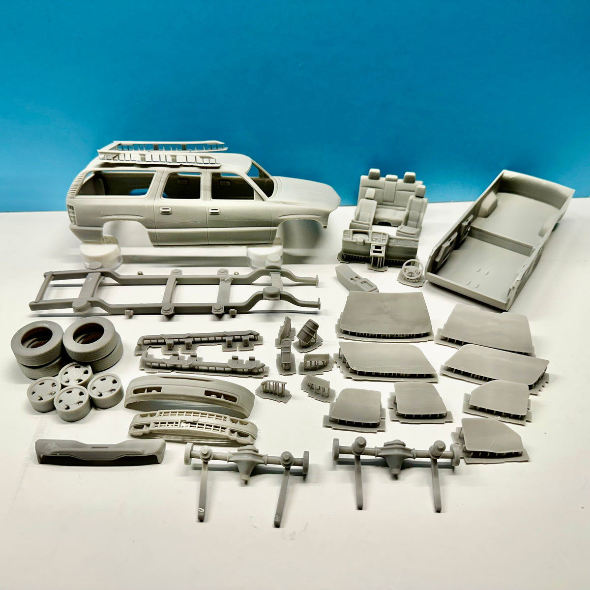 2001 Chevy Suburban 3D Printed Resin Model Kit KED