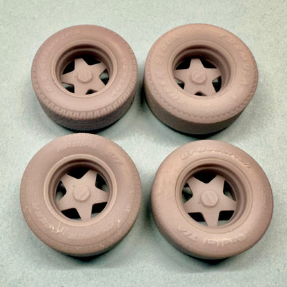 Eagle Alloy 5 Star Wheels 1/24 1/25