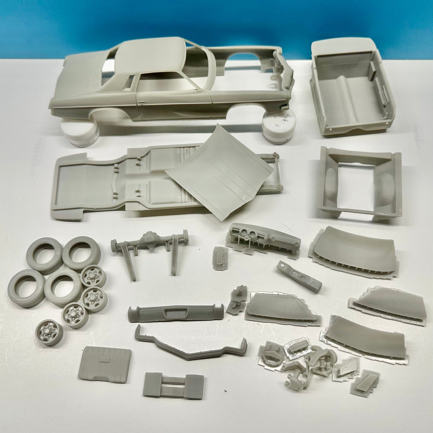 1973 Oldsmobile Cutlass Supreme 3D Printed Resin Model Kit