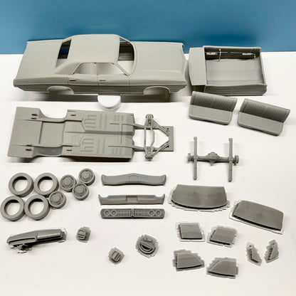 1968 Ford Galaxie 4 Door 3D Printed Resin Model Kit