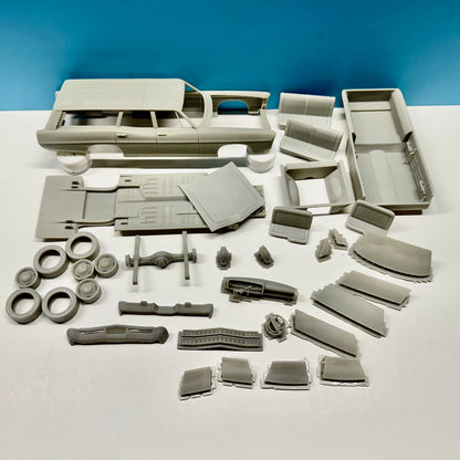 1967 Ford Country Squire Station Wagon 3D Printed Resin Model Kit