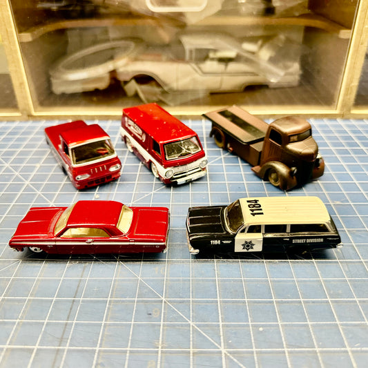 1/64 Lot of 5 Cars