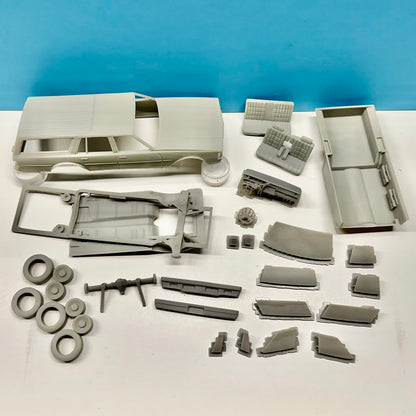 1977 Chevy Caprice Wagon 3D Printed Resin Model Kit