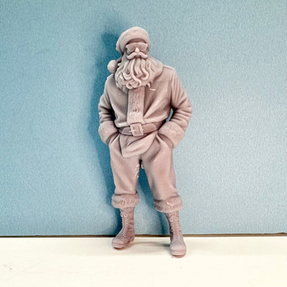 H3 Cool Santa Claus Holiday Figure for Display or Diorama 1/24 1/25