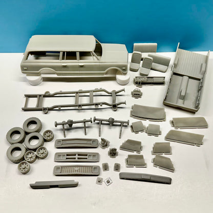 1970 - 1972 GMC Chevy Suburban 3D Printed Resin Model Kit KED