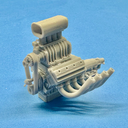 Vintage Hemi Blown Supercharged Engine 1/24 1/25