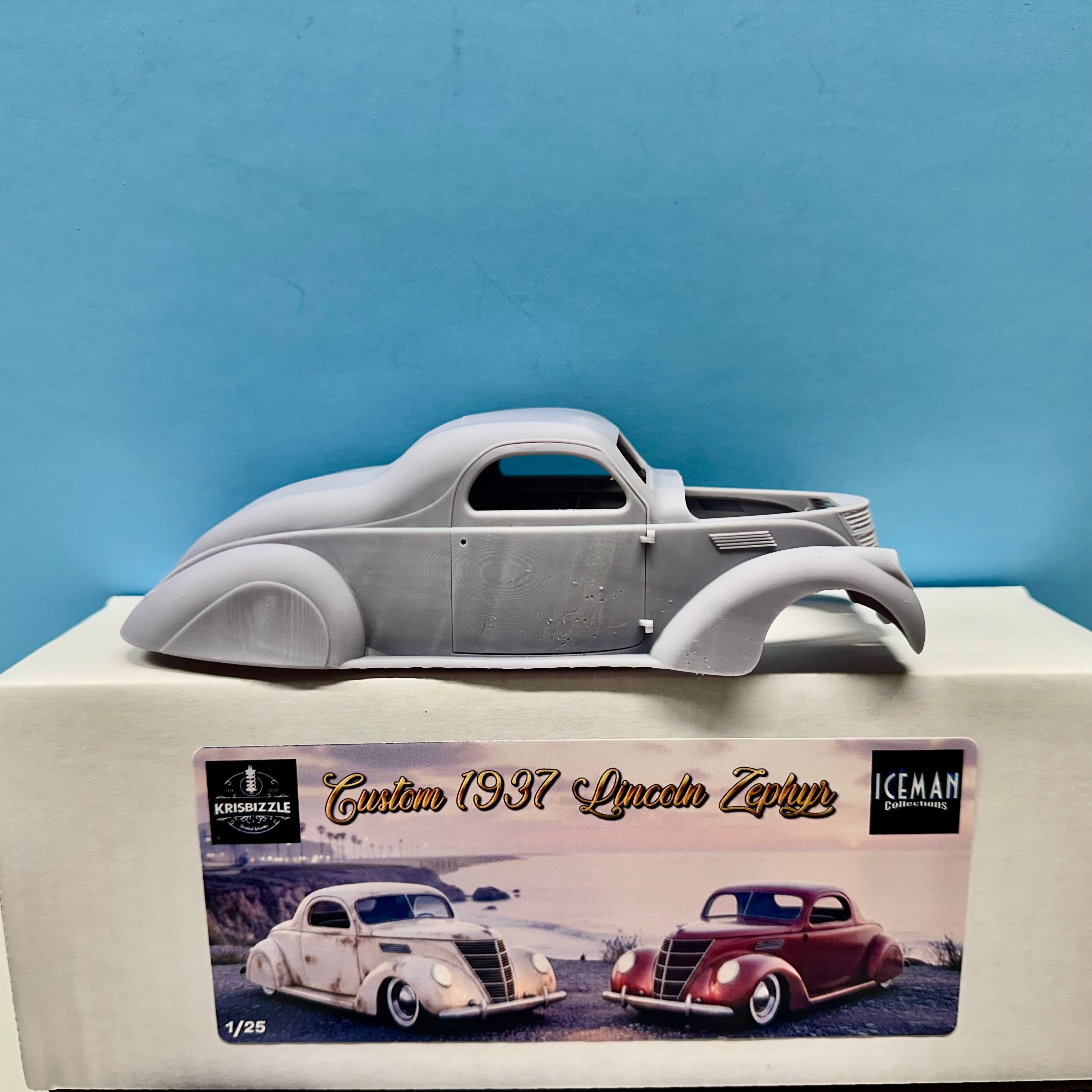 1937 Custom Lincoln Zephyr 1/25 – IcemanCollections