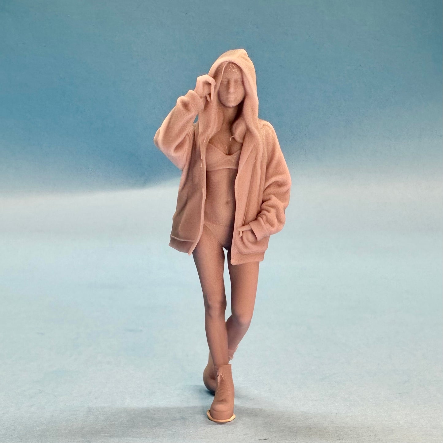 21. Hoodie Girl Elise Figure for Display or Diorama 1/24 1/25 - 20% OFF