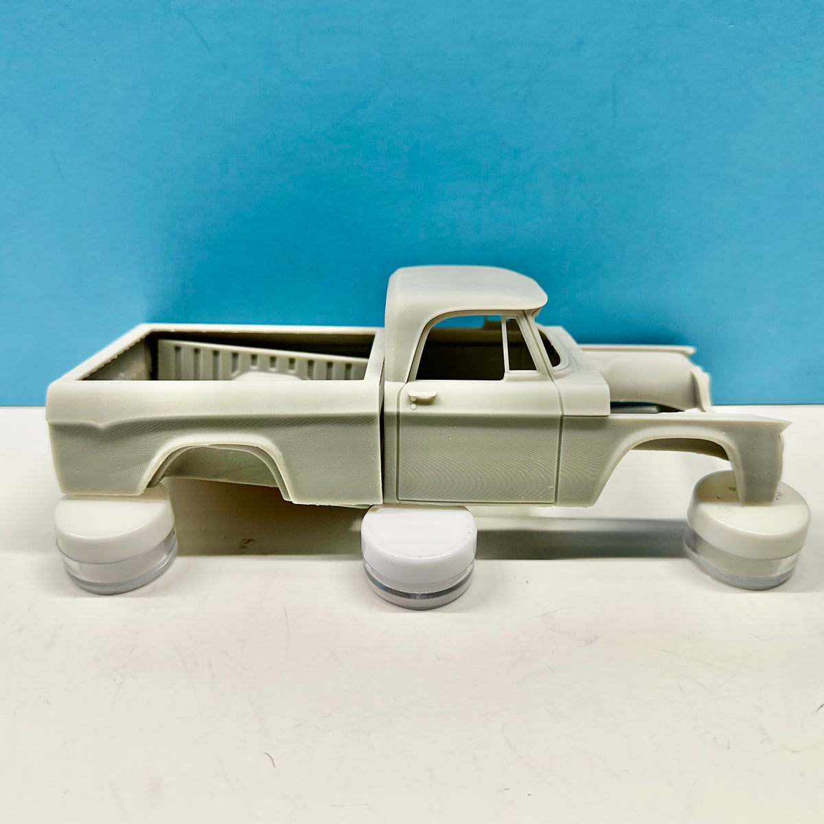 1962 Dodge W100 Styleside 4x4 Pickup Truck 3D Printed Resin Model Kit KED