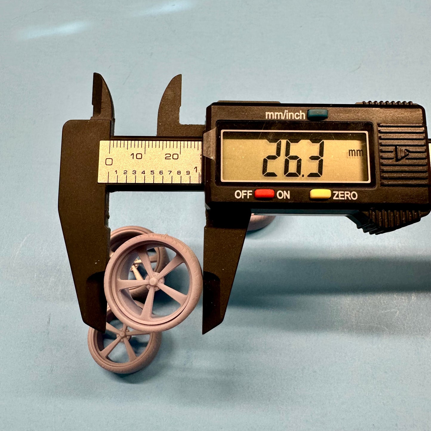 3 Intro Rally Custom Wheels and Tires Set 1/24 1/25