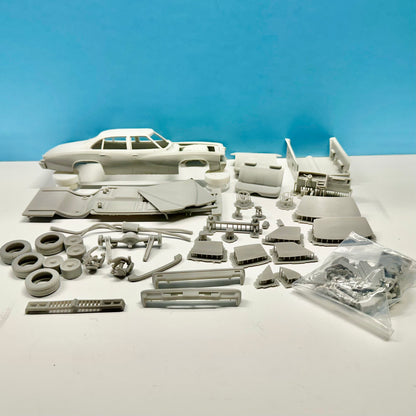 1977 Pontiac Lemans 4 Door (Police) 3D Printed Resin Model Kit