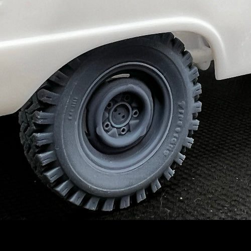 Wheels and Tires for Bronco Roadster Conversion 1/25