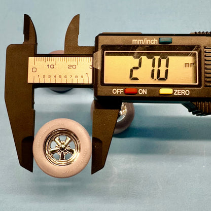 4 Custom Wheels Resin 1/24 1/25