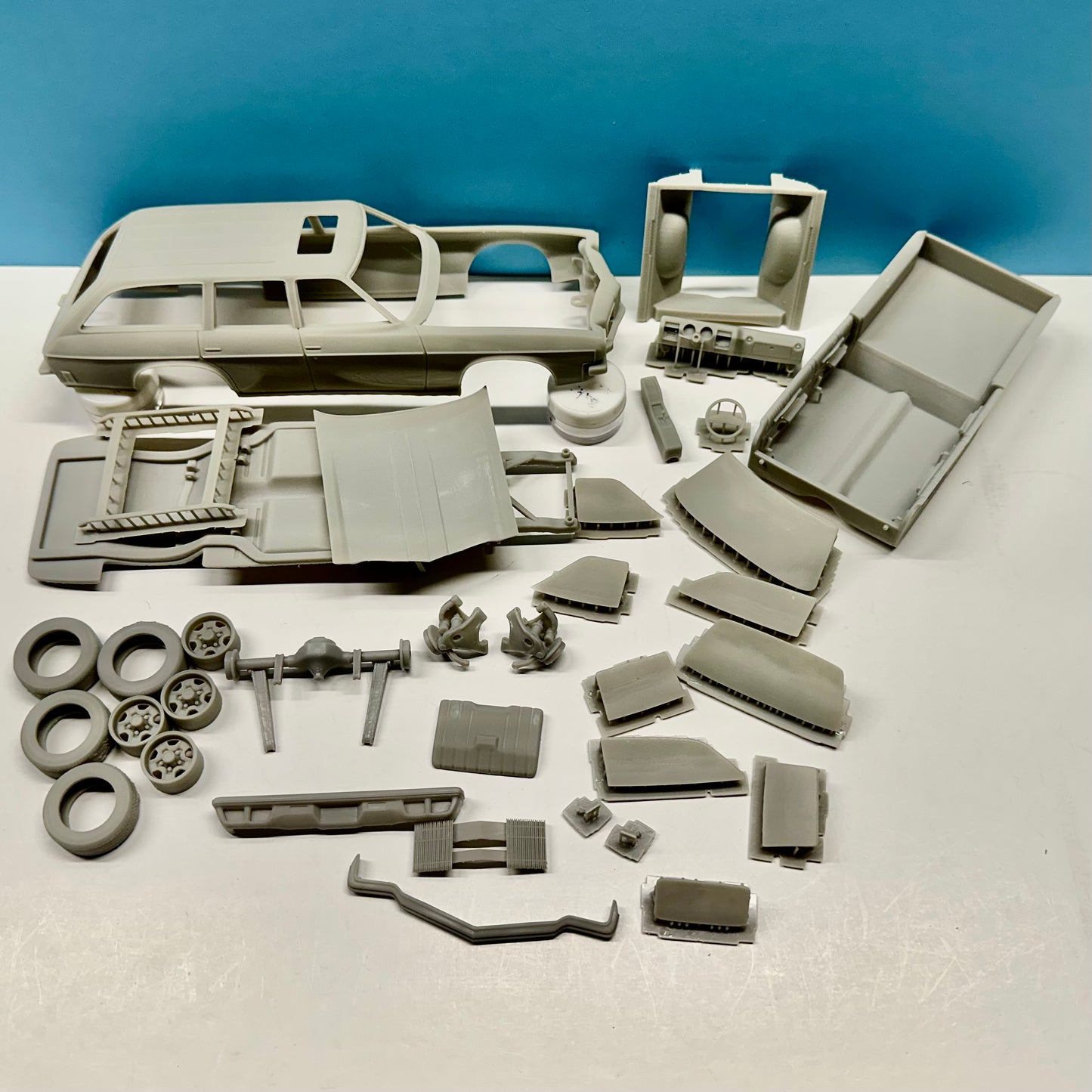 1973 Oldsmobile Vista Cruiser Station Wagon 3D Printed Resin Model Kit KED