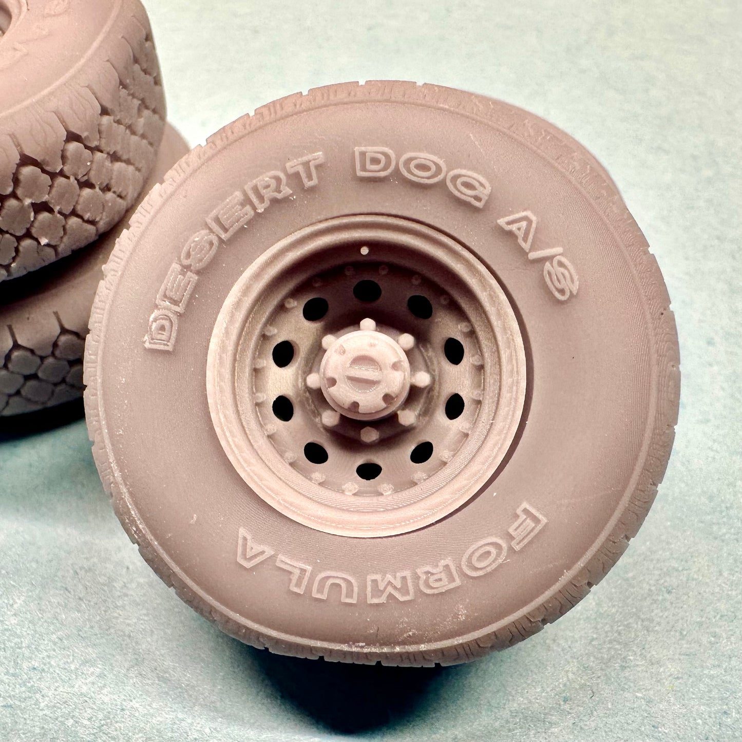 8 Lug Series 97 94 90 Wheels on Formula Desert Dog AS Tires 1/25