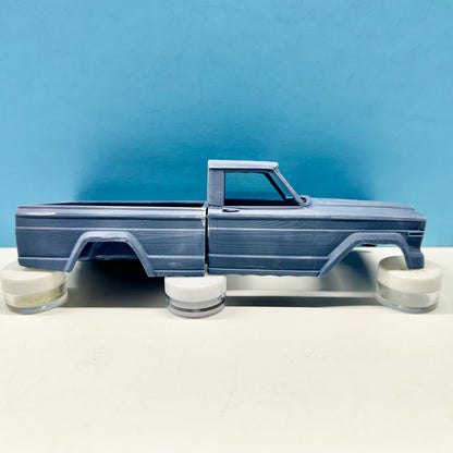 1963 Jeep J10 Pickup Truck Shortbed 3D Printed Resin Model Kit KED