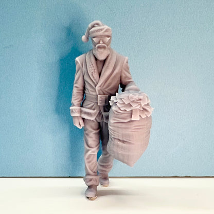 H4 Cool Santa Claus Holiday Figure for Display or Diorama 1/24 1/25